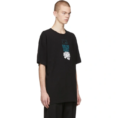 Shop Off-white Black Dripping Arrows T-shirt In Black White