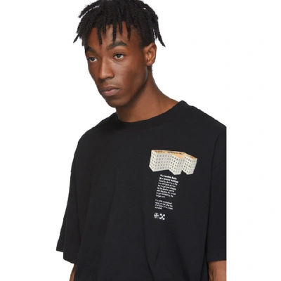 Shop Off-white Black F Building T-shirt In Black Multi