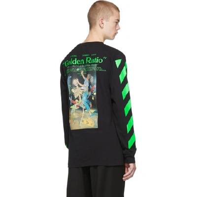 Shop Off-white Black Pascal Painting Long Sleeve T-shirt In Black Multi