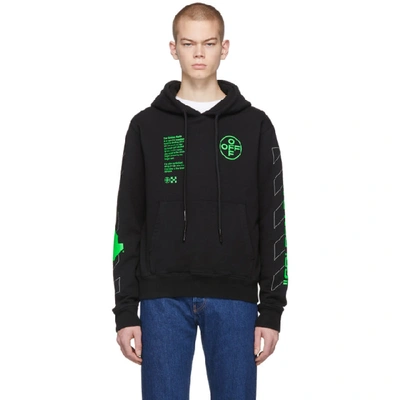 Shop Off-white Black Arch Shapes Hoodie In Black Brill