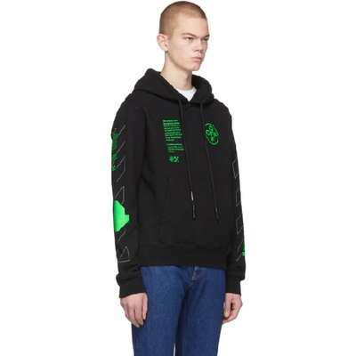 Shop Off-white Black Arch Shapes Hoodie In Black Brill