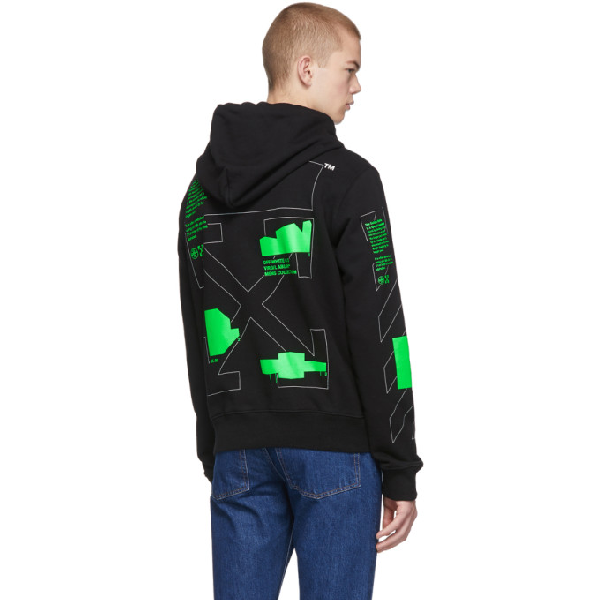 OFF-WHITE Slim Fit Arch Shapes T-Shirt Black/Green