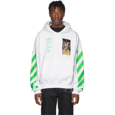 Shop Off-white White Pascal Painting Hoodie In White Multi