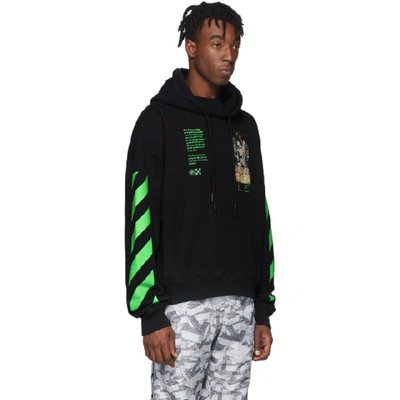 Shop Off-white Black Pascal Painting Hoodie In Black/multi