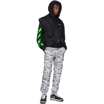 Shop Off-white Black Pascal Painting Hoodie In Black/multi