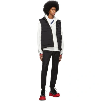 Shop Moncler Black Down Merak Vest In 999 Black