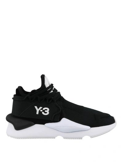 Shop Y-3 Kaiwa Knit Black Sneakers