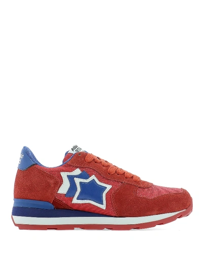 Shop Atlantic Stars Vega Red Sneakers