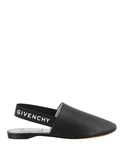 Shop Givenchy Rivington Black Leather Mules