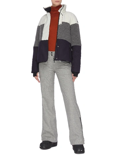 Shop Erin Snow 'parker' Zip Panel Performance Ski Pants In Grey