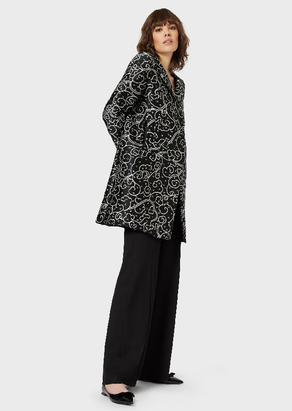 emporio armani caban coat