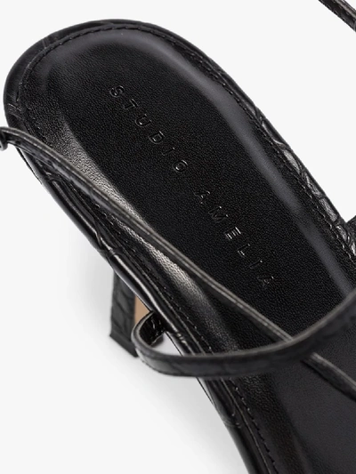 Shop Studio Amelia 2.5 75 Leather Sandals In Black