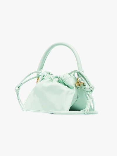 Shop Yuzefi Mint Green Mini Bom Leather Bag