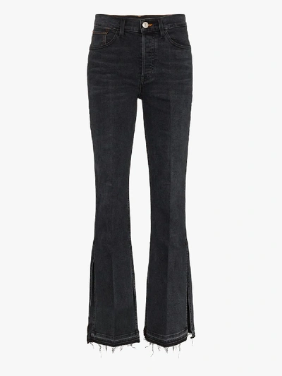 Shop 3x1 X Mimi Cuttrell Kellie Flare High-rise Jeans In Blue