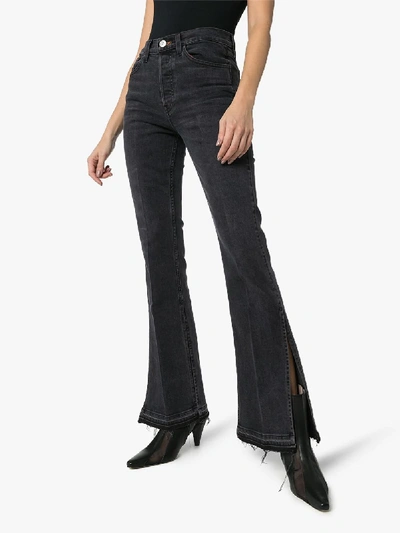 Shop 3x1 X Mimi Cuttrell Kellie Flare High-rise Jeans In Blue