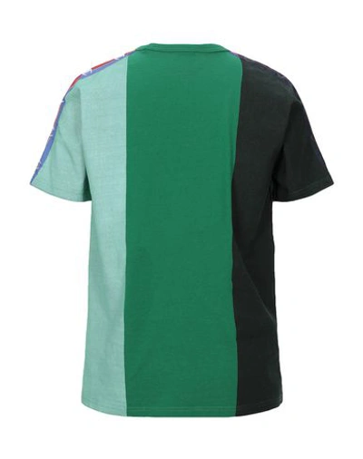 Shop Champion Reverse Weave Man T-shirt Green Size M Cotton