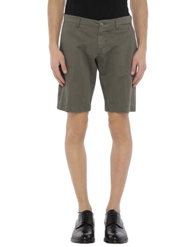 Shop Berwich Shorts & Bermuda Shorts In Military Green