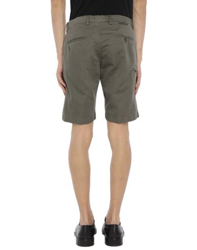 Shop Berwich Shorts & Bermuda Shorts In Military Green