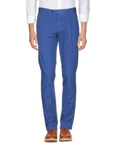 Shop Drumohr Man Pants Blue Size 28 Cotton