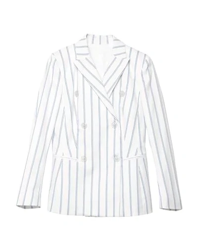 Shop Dondup Sartorial Jacket In White