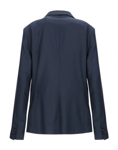 Shop Patrizia Pepe Man Suit Jacket Midnight Blue Size 36 Polyester, Virgin Wool, Elastane