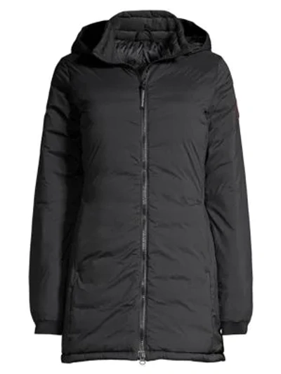 Shop Canada Goose Camp Quilted Puffer Down Jacket In Black