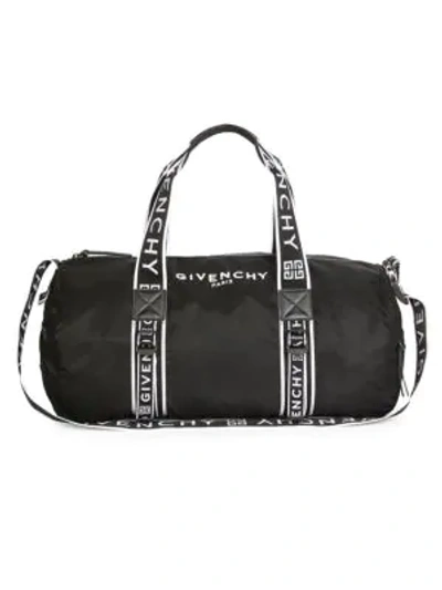 Shop Givenchy Light3 Packable Gym Bag In Black White