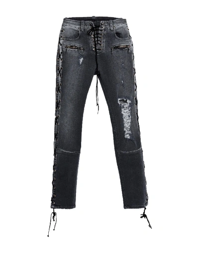 Shop Ben Taverniti Unravel Project Woman Jeans Black Size 27 Cotton, Elastomultiester, Elastane