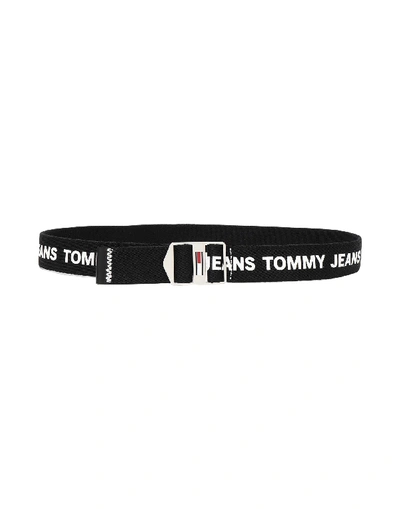 Shop Tommy Jeans Belt In Black