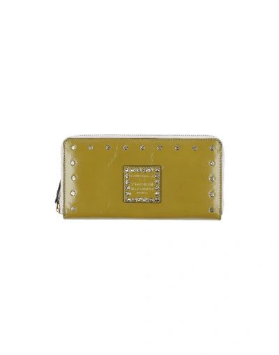 Shop Campomaggi Wallets In Military Green