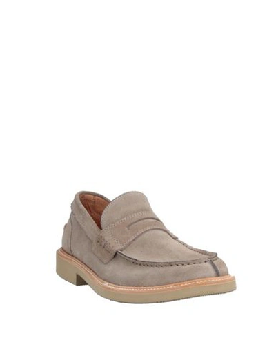 Shop Anderson Loafers In Dove Grey