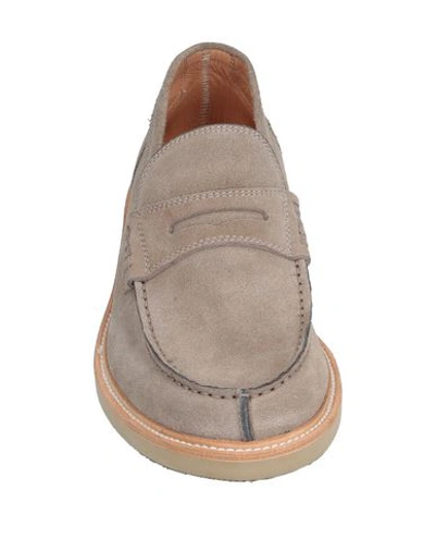Shop Anderson Loafers In Dove Grey