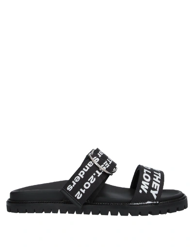 Shop Joshua Sanders Joshua*s Sandals In Black