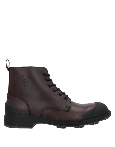 Shop Pezzol 1951 Ankle Boots In Dark Brown