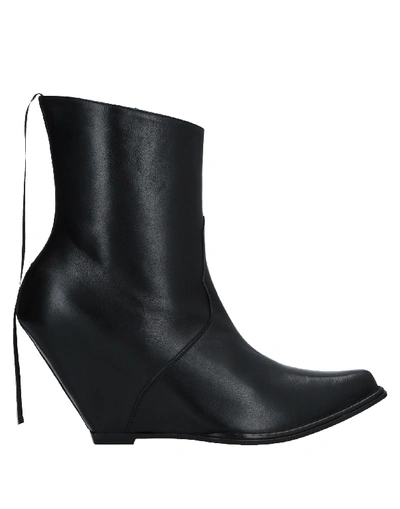 Shop Ben Taverniti Unravel Project Woman Ankle Boots Black Size 6 Soft Leather