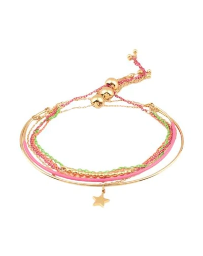 Shop Marc Jacobs Bracelet In Fuchsia