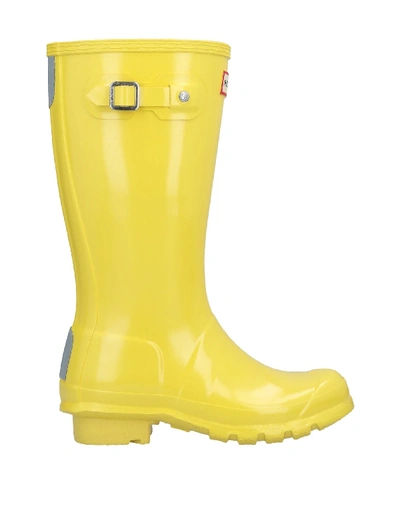 Shop Hunter Boots In Yellow