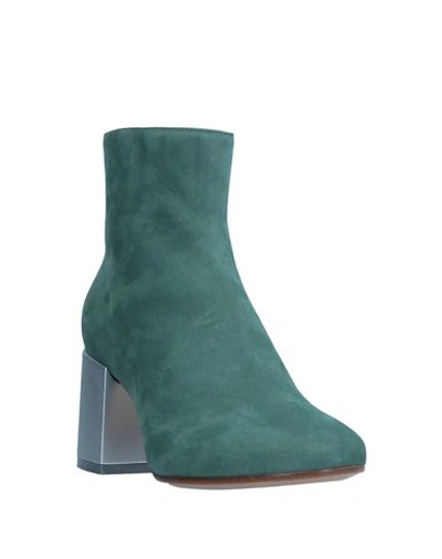 Shop Mm6 Maison Margiela Ankle Boot In Green