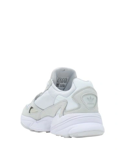 adidas original falcon triple white