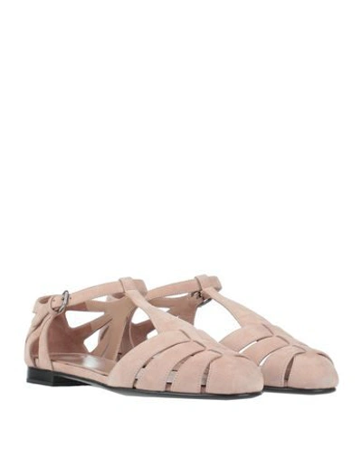 Shop Church's Sandals In Pale Pink