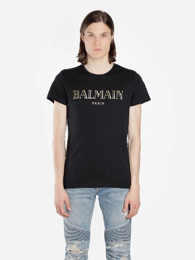 Shop Balmain T Shirts In Black