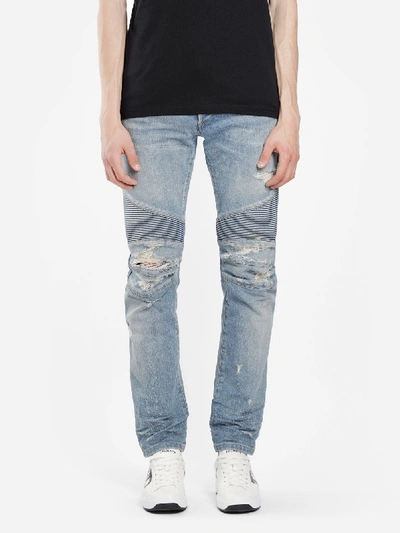 Shop Balmain Jeans In Blue