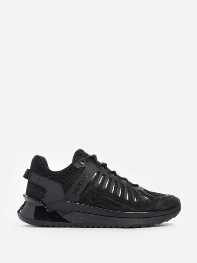 Shop Balmain Sneakers In Black