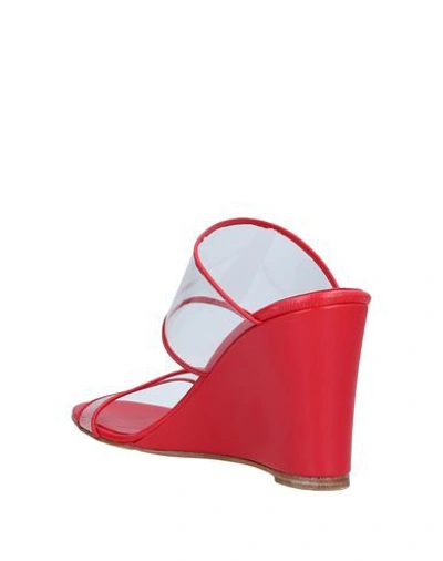 Shop Paris Texas Woman Sandals Red Size 5 Rubber, Soft Leather