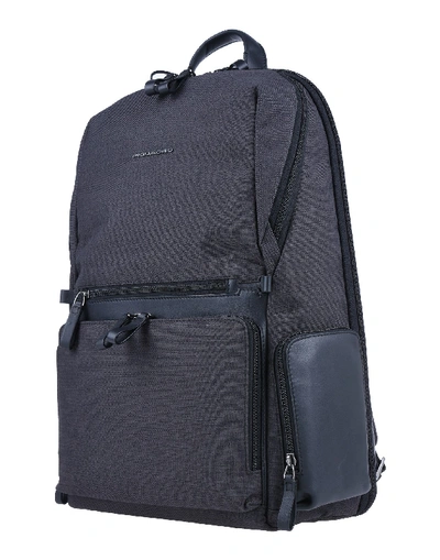 Shop Piquadro Backpacks & Fanny Packs In Steel Grey