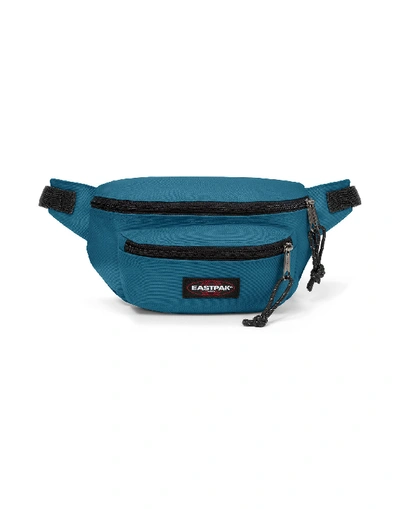 Shop Eastpak Doggy Bag Mellow Mint Belt Bag Turquoise Size - Polyamide In Blue