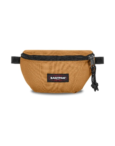 Shop Eastpak Springer Metallic Pearl Belt Bag Brown Size - Polyester