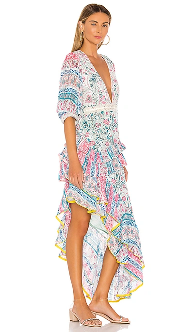 Shop Hemant & Nandita Hana Maxi Dress In Multicolor