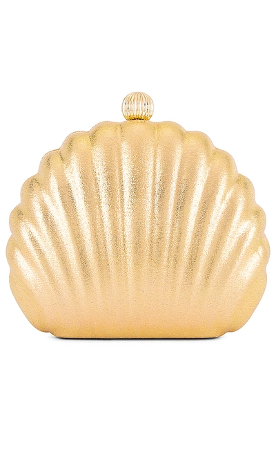 Shop Amber Sceats Shell Clutch In Gold