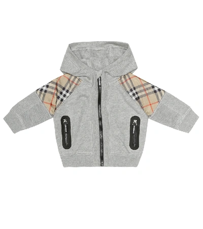 Burberry Boys' Mini Hamilton Hooded Sweatshirt - Baby In Grey